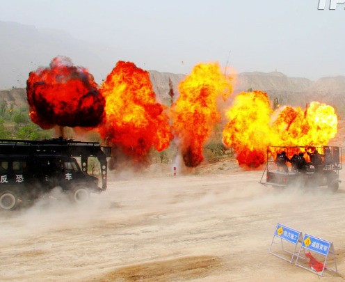 SCO tập trận chống khủng bố năm 2011 (ảnh tư liệu minh hoạ, nguồn: Chinamil)